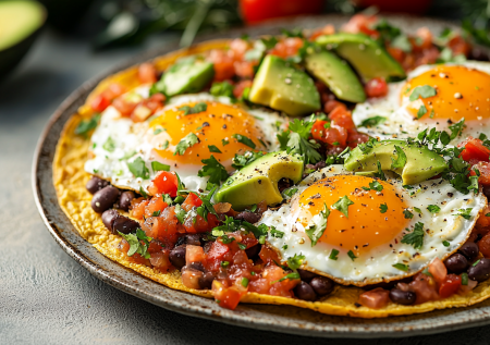 Готовим на завтрак хуэвос ранчэрос — традиционную яичницу мексиканских фермеров: сытный вариант подойдет на обед и ужин