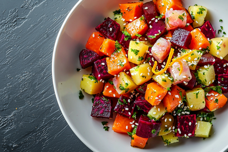 Необычный винегрет для гурманов: сочетание, которое вас удивит