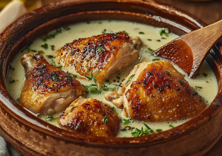Цыпленок в белом вине и сливках: вкус, который невозможно забыть