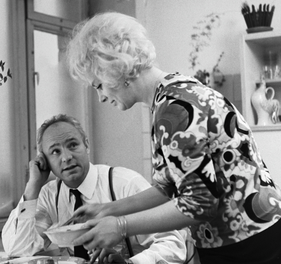 Киноактриса Алла Ларионова и ее муж киноартист Николай Рыбников