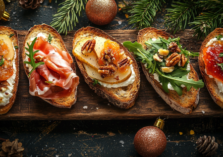 С ними и никакие салаты не нужны: самые вкусные брускетты к бокалу вина и на новогодний стол