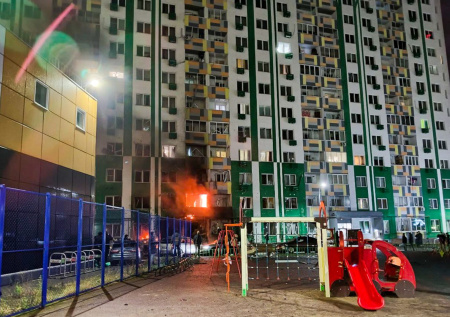 Стало известно, где находятся жильцы поврежденного при атаке БПЛА дома