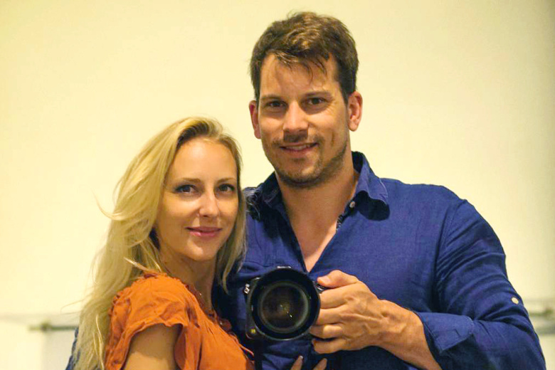 Кристина Йоксимович с мужем