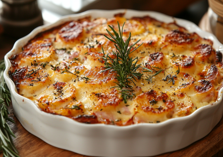 Все еще жарите картошку в куче рафинированного масла? Попробуйте гратен дофинуа — простая французская запеканка