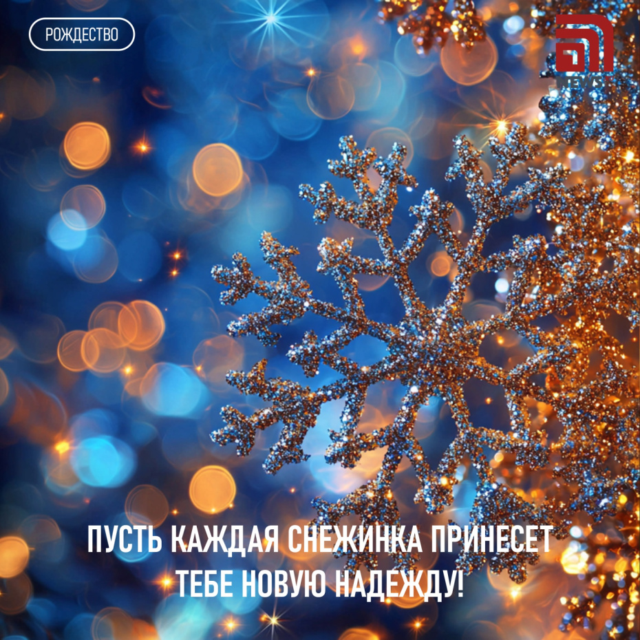 Пусть каждая снежинка принесет тебе новую надежду