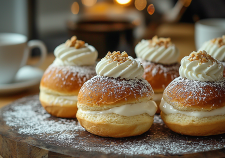 Мука, масло и горсть миндаля — творю шведское чудо к кофе. Пушистая семла с тающей начинкой