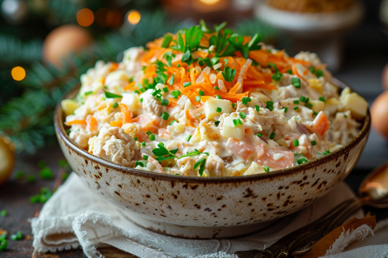 Салат «Морковный рай» для любителей печени