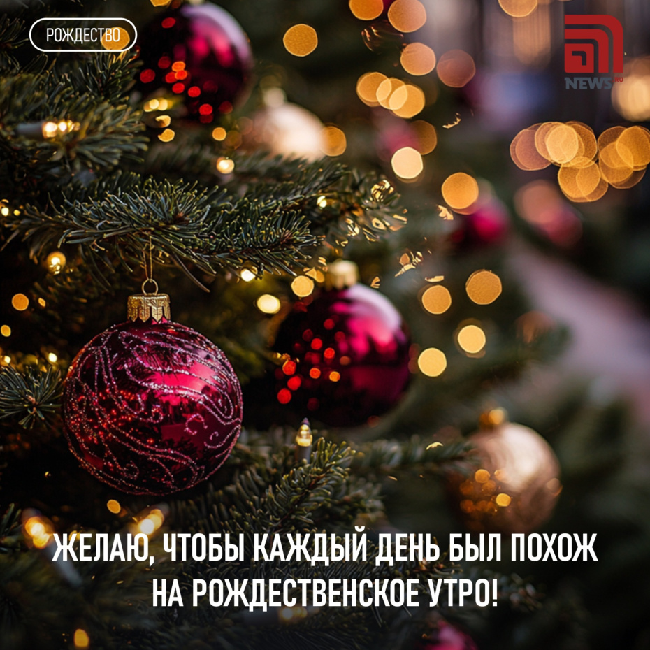 Желаю, чтобы каждый день был похож на рождественское утро