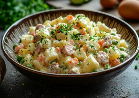 Забудьте скучное оливье! С яблоком оно в 10 раз сочнее и вкуснее