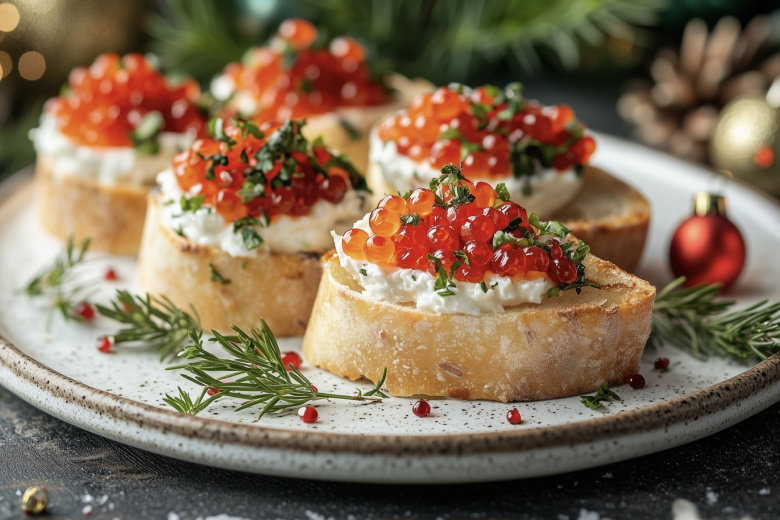 Тарталетки с икрой и творожным сыром: простой рецепт