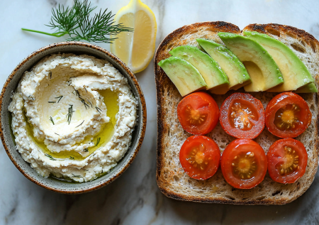 Намазка с тофу: нежная кремовка для бутербродов и брускетт