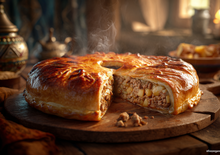 Семейное достояние: готовим татарский пирог зур бэлиш — накормит всех!