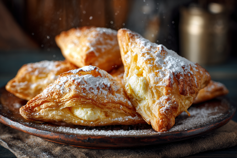 Слоеные треугольники быстрого приготовления