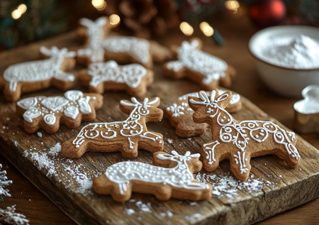 Ароматные, хрустящие и красивые! Рождественские пряники козули за полчаса