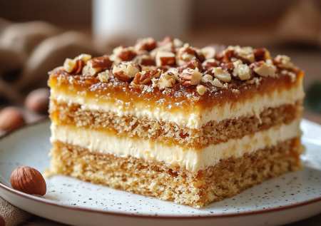 Беру орехи и вареную сгущенку! Готовлю торт «Бархатный» на праздничный стол. 3 ингредиента и никакой духовки