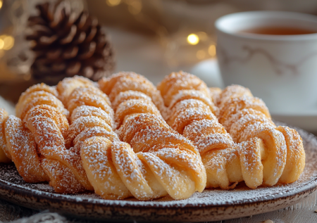 Сметана, мука и кусочек масла — готовлю исландские рогалики клейнюр. Слоеные и очень ароматные