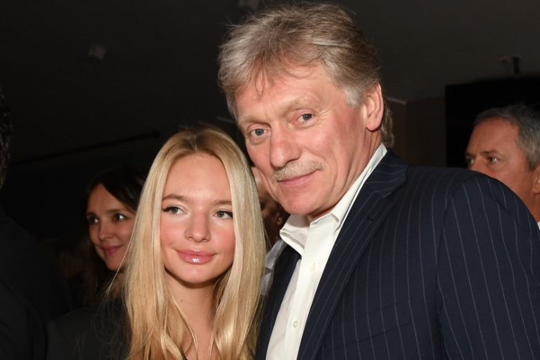 Дмитрий Песков с дочерью Елизаветой