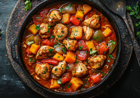 Мой секрет густого соуса: томлю курицу с овощами под крышкой — уютный ужин из простых ингредиентов