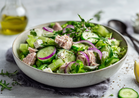 Разгружаемся после праздников: легкий салат «Зеленая перезагрузка»