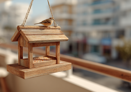 Юрист ответил, чем грозит размещение кормушки для птиц на балконе