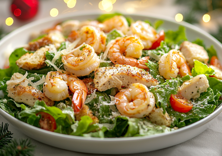 Вот это поворот: рецепт «Цезаря» с креветками и курицей — так уже давно готовят в модных ресторанах