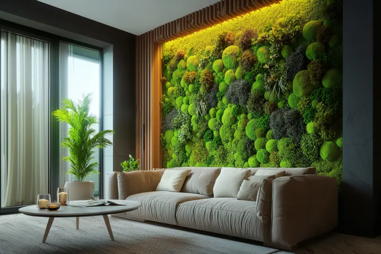 Декоративный мох в интерьере: полное руководство
