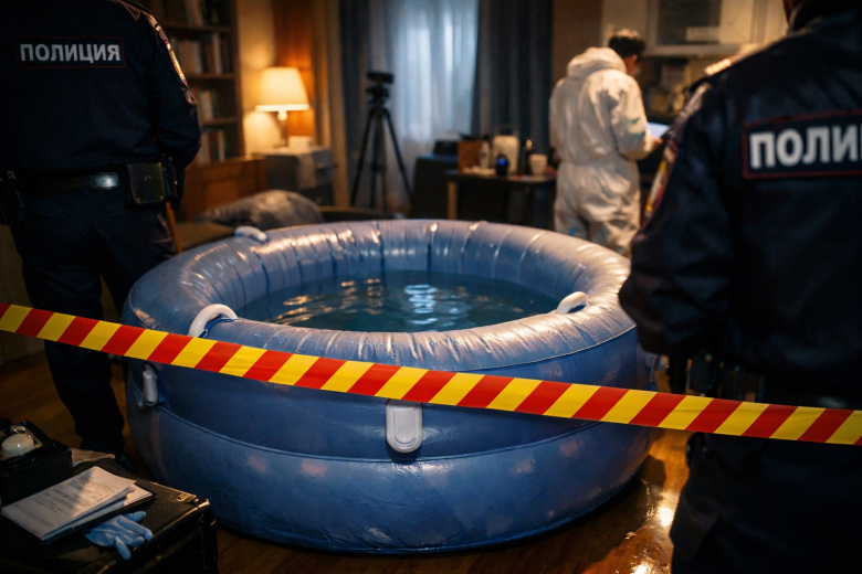 Иллюстрация места трагедии в представлении ИИ