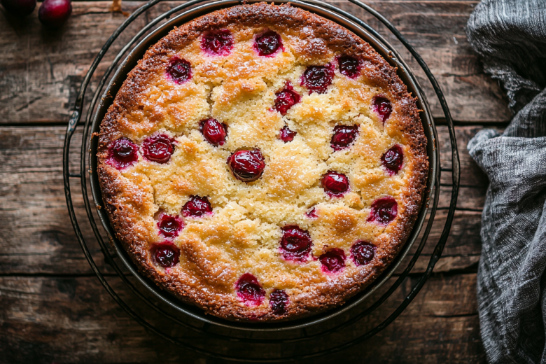 Клюквенная шарлотка: ностальгия по ГОСТу в новом исполнении