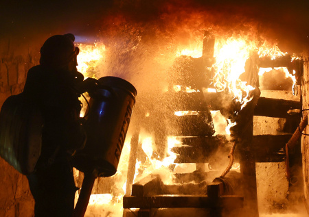 Падение обломков дрона ВСУ спровоцировало пожар в Липецкой области