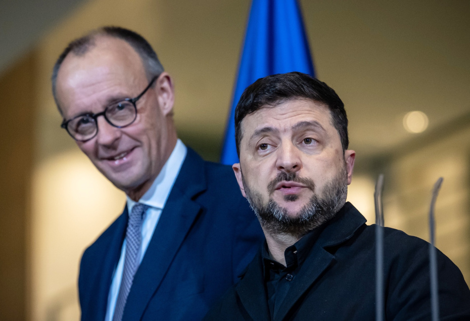 Фридрих Мерц и Владимир Зеленский