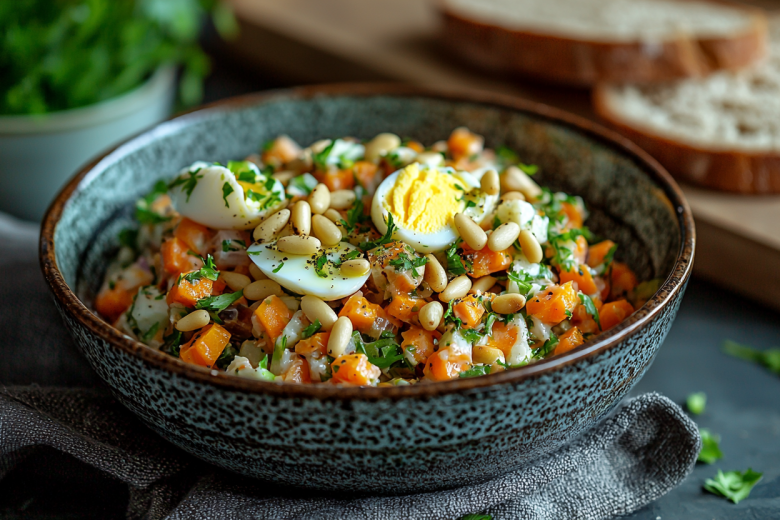 Забытое блюдо: постная закуска с черной редькой и кунжутом