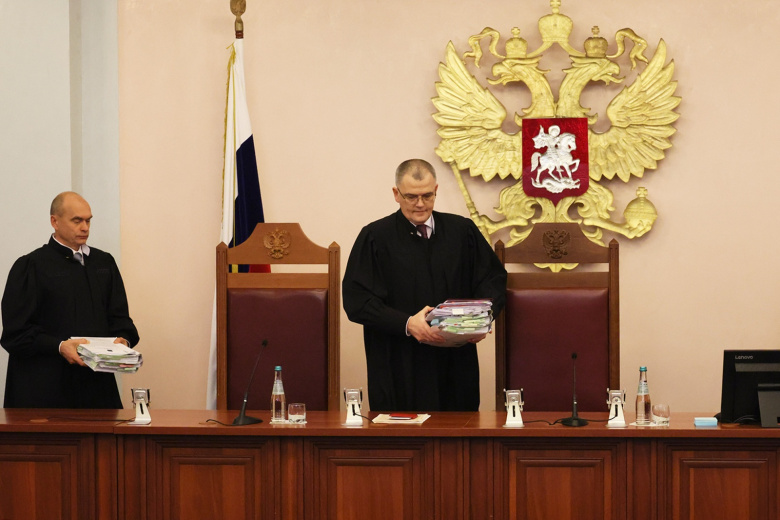 Зал заседаний Верховного суда, где рассматривают жалобу Полины Лурье по делу о квартире Ларисы Долиной