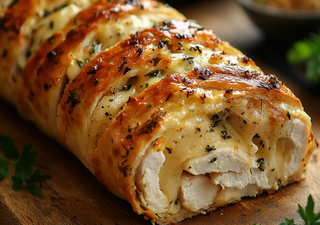 Ужин за 30 минут: куриные рулетики с сыром в духовке — сочные и нежные!