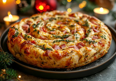 В этот пирог можно добавить все, что у вас есть в холодильнике: на завтрак, перекус и вместо ужина