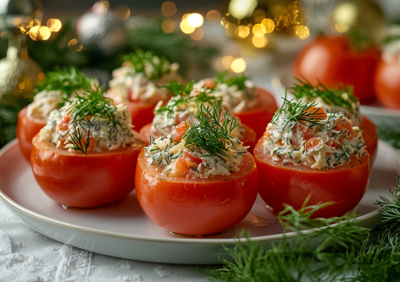 Смотря что положить в начинку: такие чашечки из помидоров всегда — звезда стола