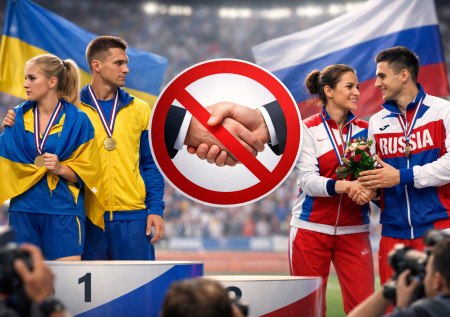 Не жмем руку, не стоим рядом: украинских атлетов обязали избегать россиян