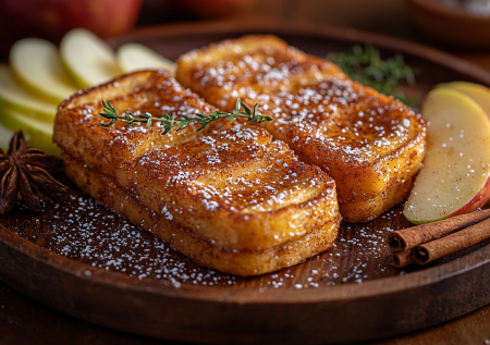 Завтрак за 5 минут без суеты и грязной посуды: тосты с корицей, которые выглядят как из кафе, а готовятся на скорую руку