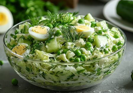 Салат «Изумруд» подаю на Новый год вместе с мясными: не знаю, в чем его сила, но его съедают первым