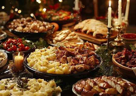 Нутрициолог рассказала, почему люди набирают лишний вес в праздники