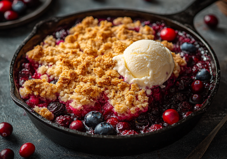 Американская кухня — это не только бургеры и фри: готовим заморскую классику! Такой коблер с ягодами прост и влюбляет в себя