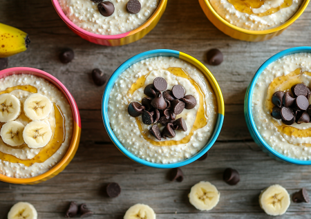 Взбиваю творог и банан: нежный мусс для малышей на Новый год!