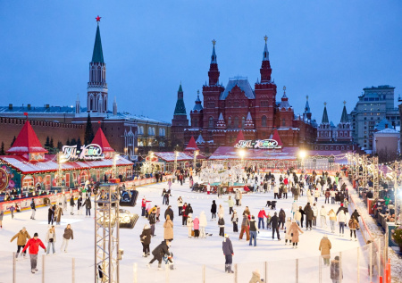 Лучшие катки Москвы: где кататься на коньках этой зимой