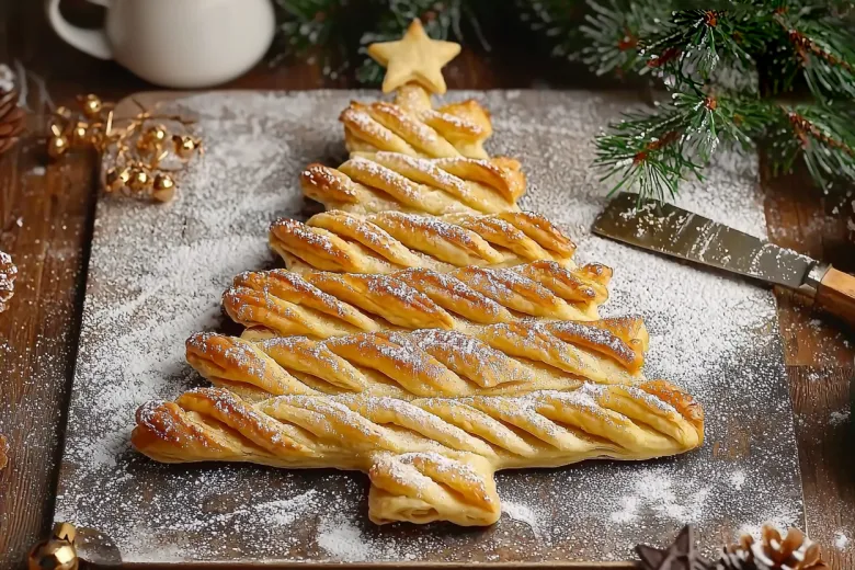 Слоеная елочка: рецепт на праздник