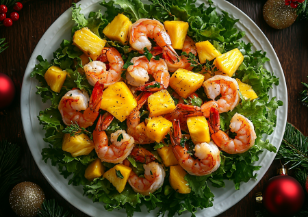 Под шампанское — просто огонь! Салат «Карибский бриз» — тропический хит на Новый год