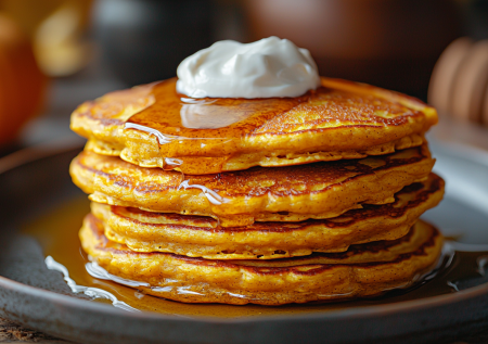 С этих блинов начинаем каждые выходные — тонкие и нежные: мой секрет в тыквенной основе