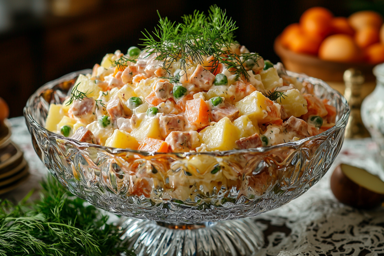 Оливье без вареной колбасы! Рецепт