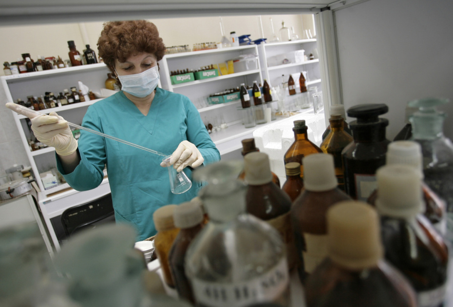 Работа лаборатории судебно-медицинской экспертизы