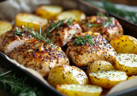Новый год без хлопот: сочная курица и тающий картофель. Блюдо, которое соберет всю семью за столом