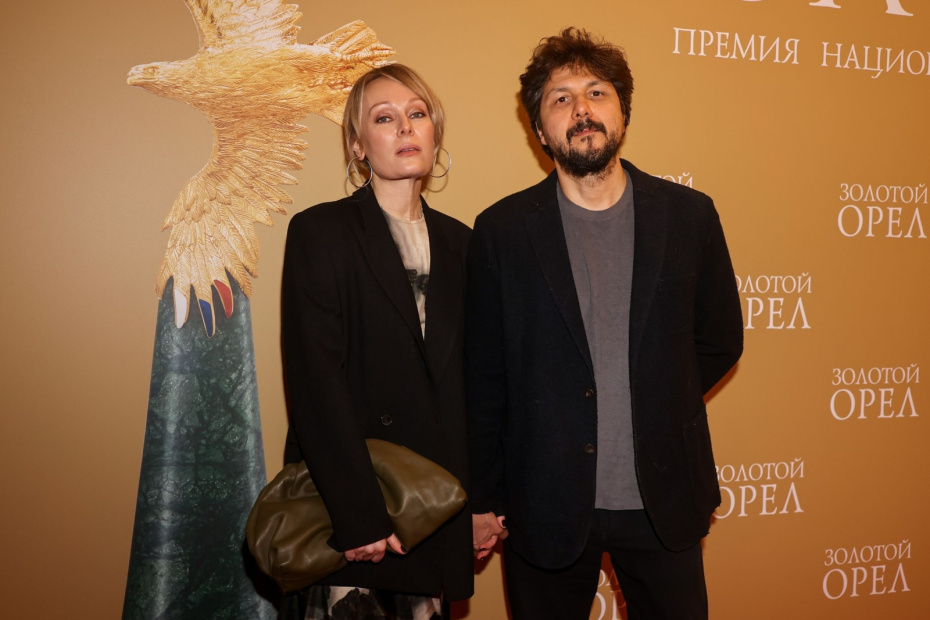 Ольга Ломоносова с мужем Павлом Сафоновым