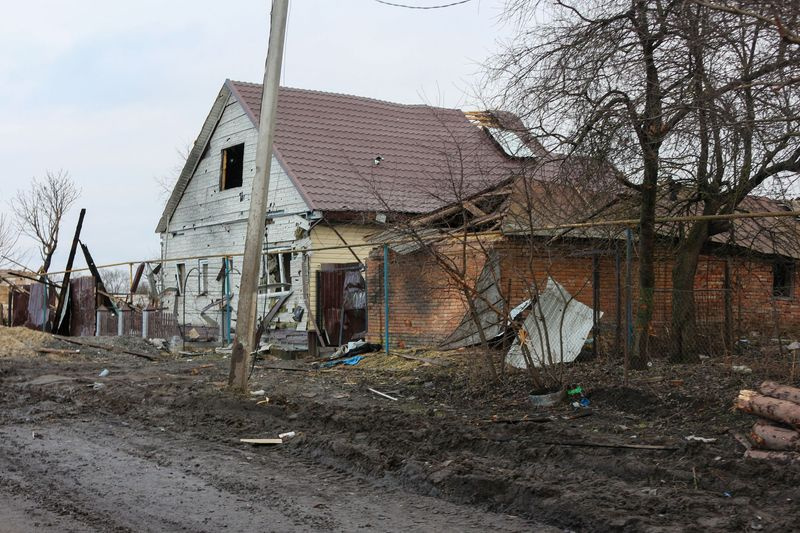 Разрушения после отступления войск ВСУ в Курской области